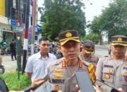 Kapolresta Pangkalpinang Menghijaukan Jalan Wim Tamawiwi, Temukan Tulisan dari Genk Motor di Dinding